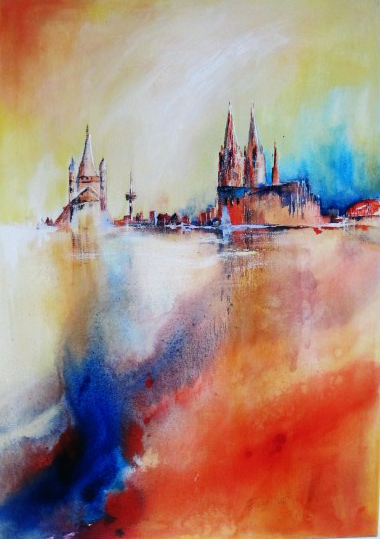 www.fuchs-galerie.de | Helmut Fuchs - Malerei | Köln  | 60x80cm 