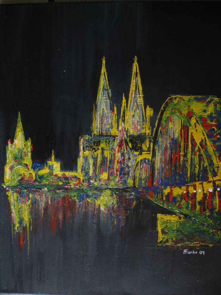 www.fuchs-galerie.de | Helmut Fuchs - Malerei | Köln  | 50x70cm 