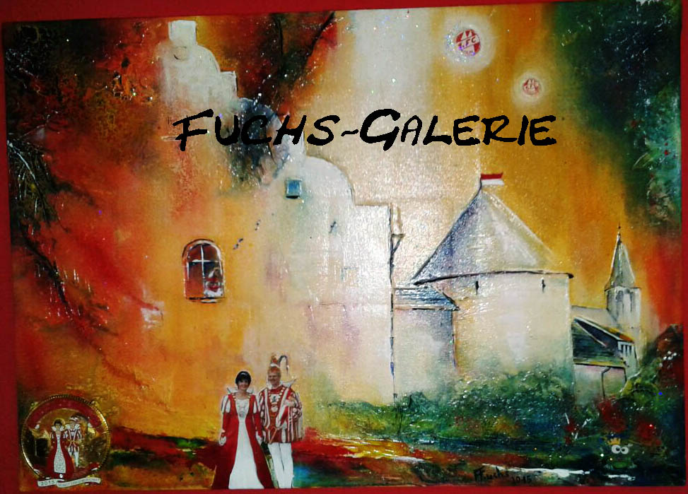 www.fuchs-galerie.de | Helmut Fuchs - Malerei | Geyen Prinzenpaar | 50 x 70 cm 